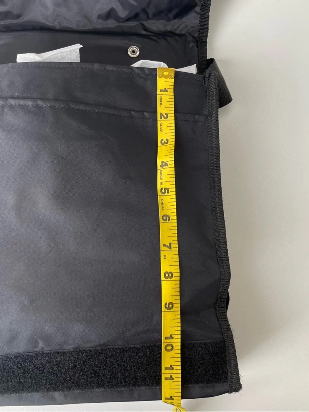 Vintage Dr. Martens Yellow Black Nylon Logo Striped Crossbody Messenger Bag